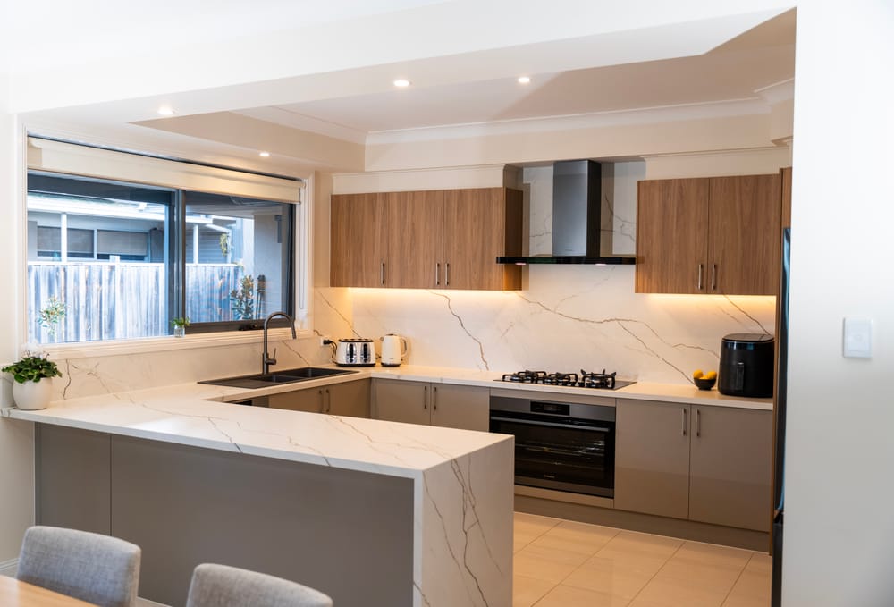 Beeston’s kitchen after the facelift