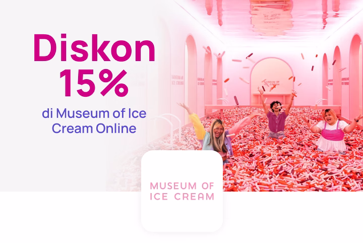 Diskon 15% di Museum of Ice Cream Online