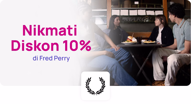 Nikmati Diskon 10% di Fred Perry