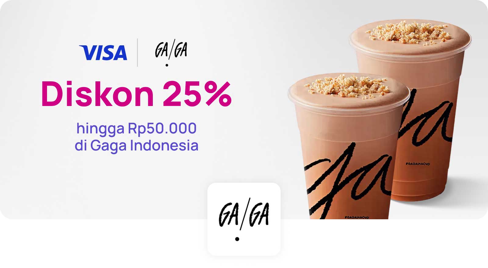 GAGA Indonesia 25% off