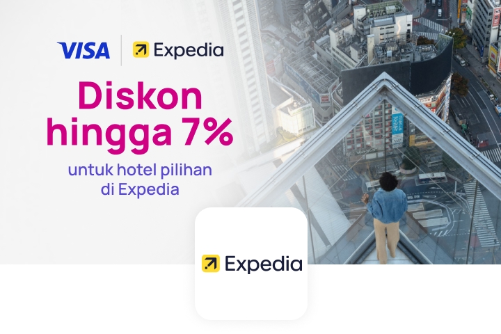 Expedia 7% off