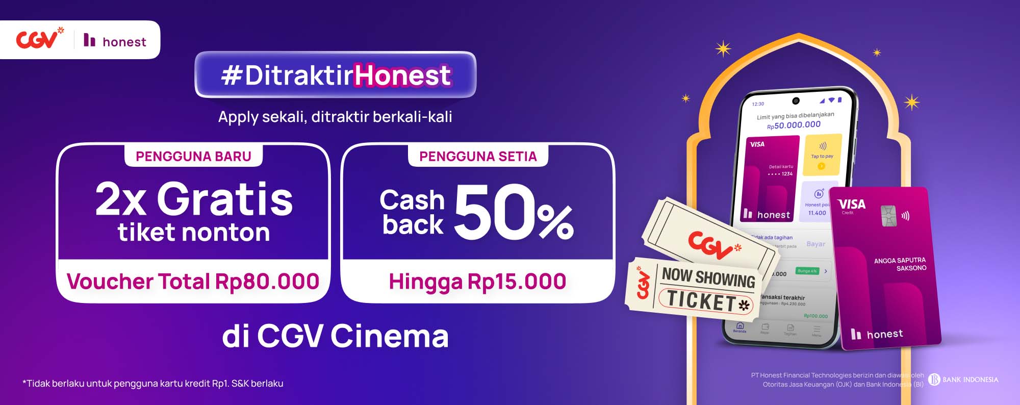 #DitraktirHonest - CGV