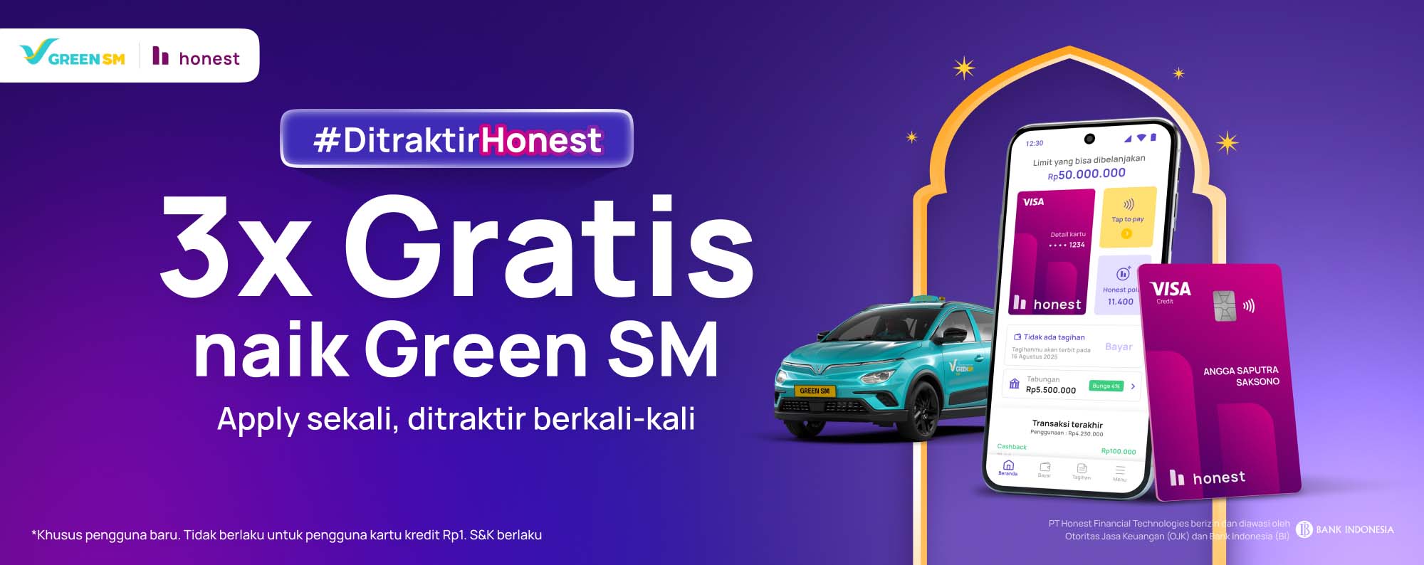 #DitraktirHonest - Green SM