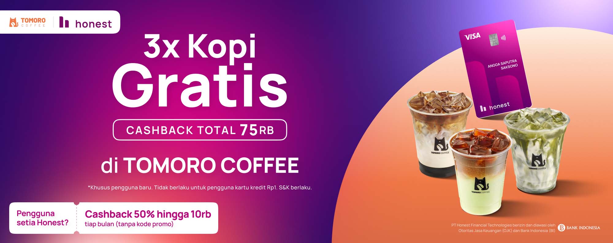 #DitraktirHonest - Tomoro