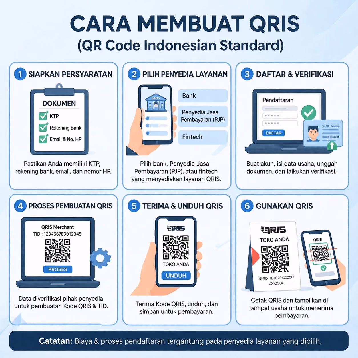 Cara membuat QRIS untuk bisnis dengan mudah