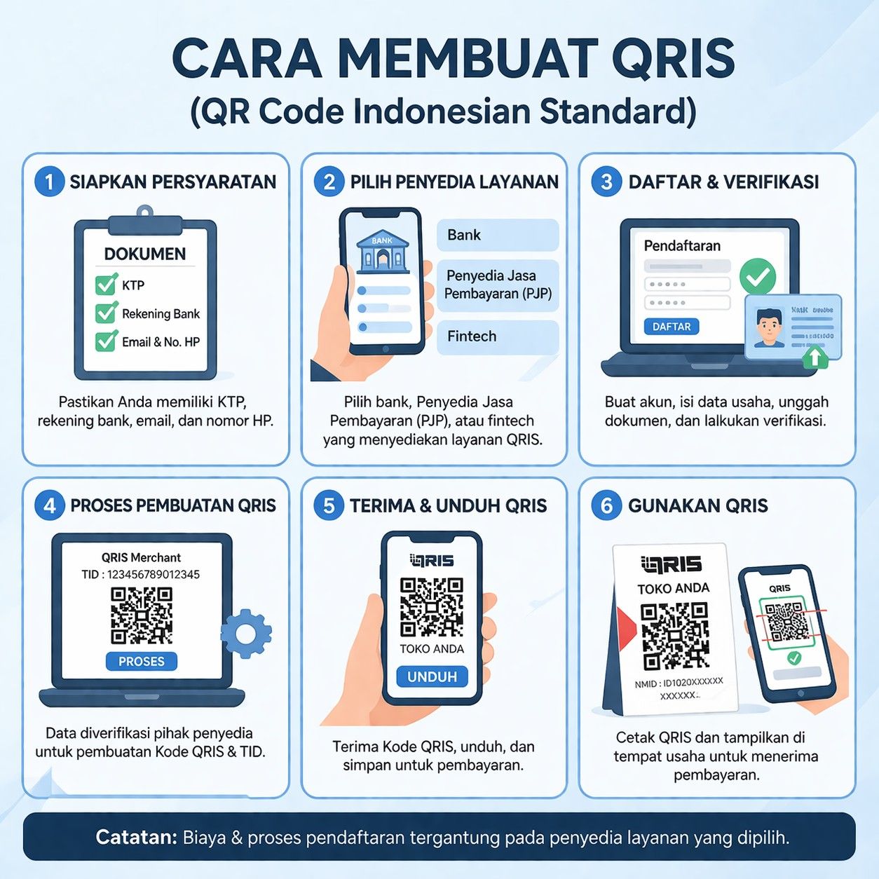 Cara membuat QRIS untuk bisnis dengan mudah
