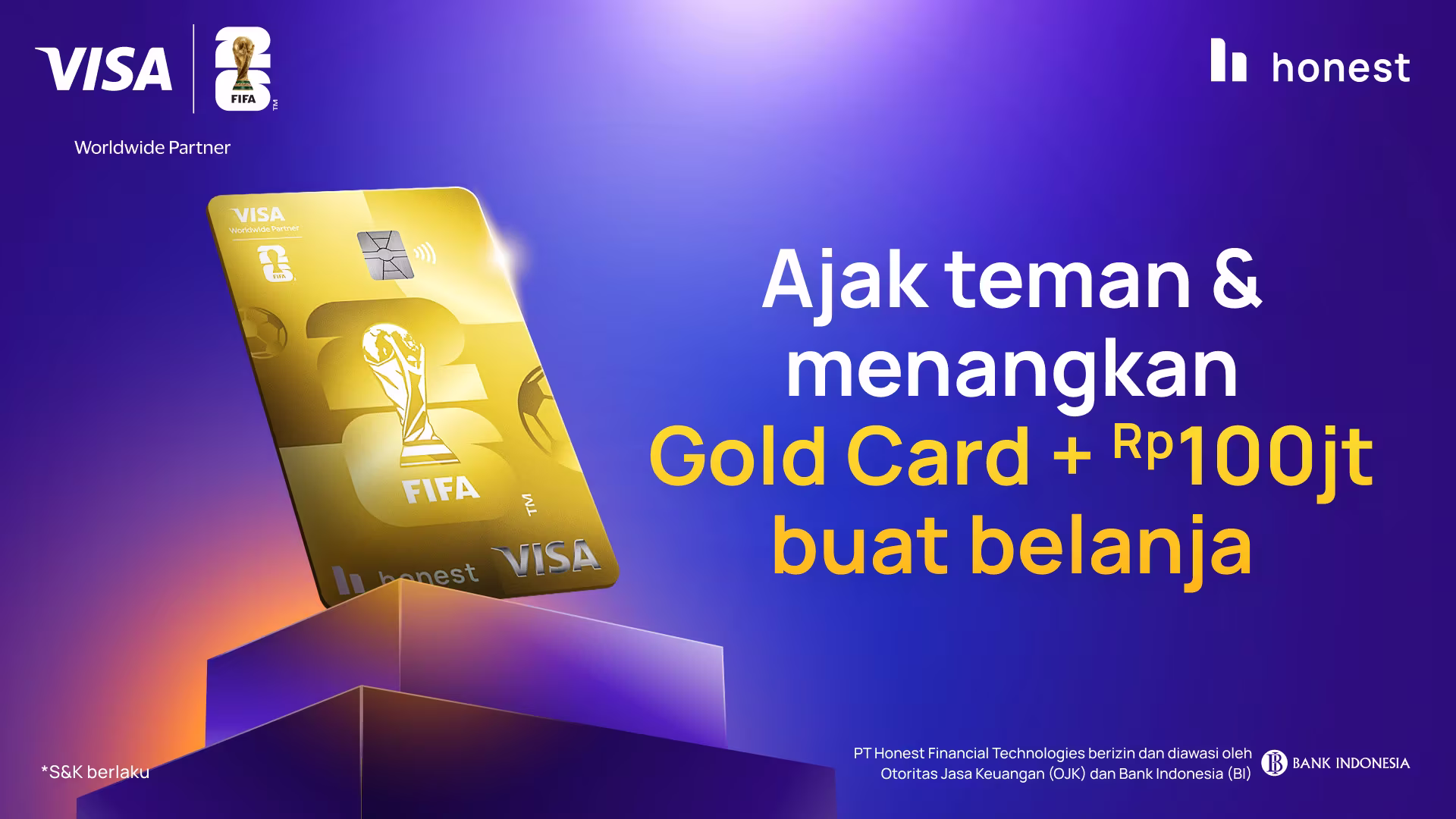 [FWC26] [Referral] Honest Gold Card 2026