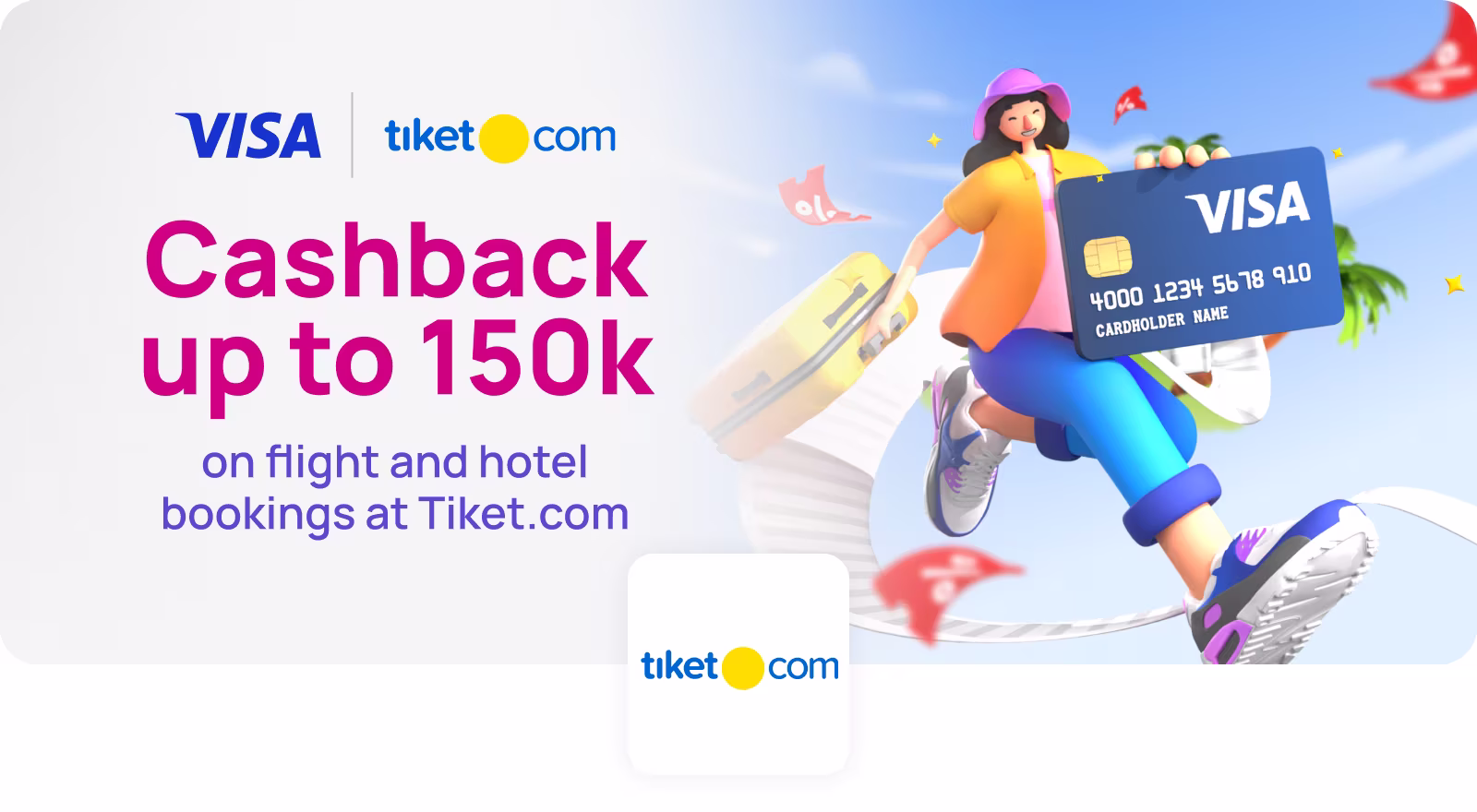 Tiket.com cashback 150k