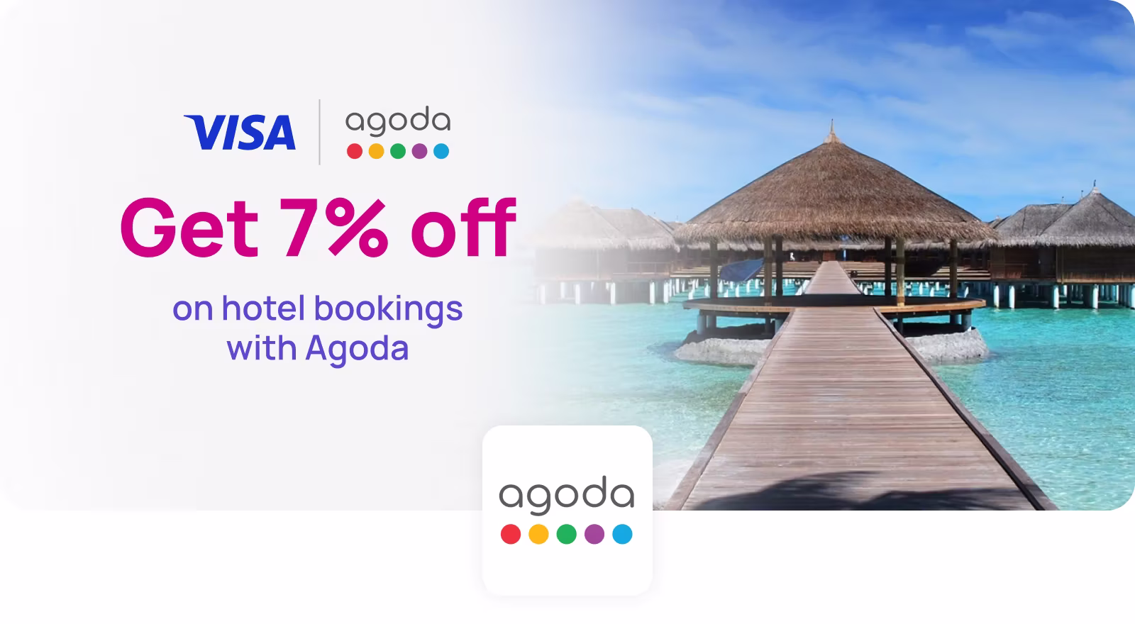 Agoda 7% off