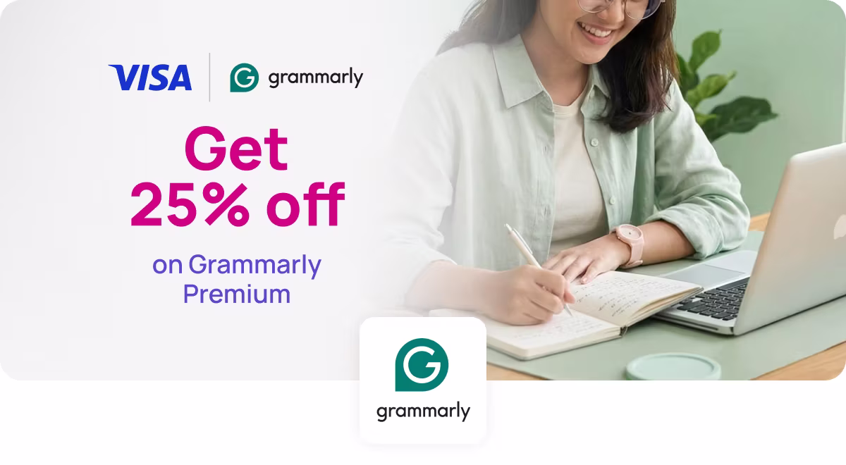 Grammarly 25% off