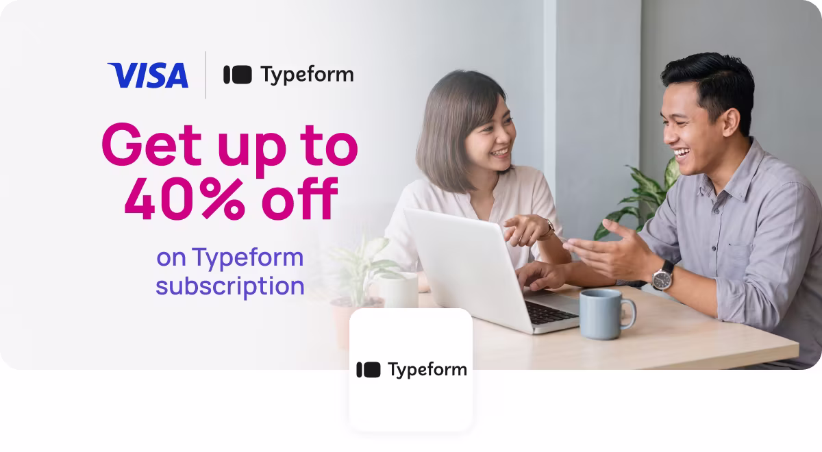 Typeform 40% off