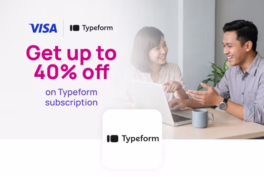 Typeform 40% off