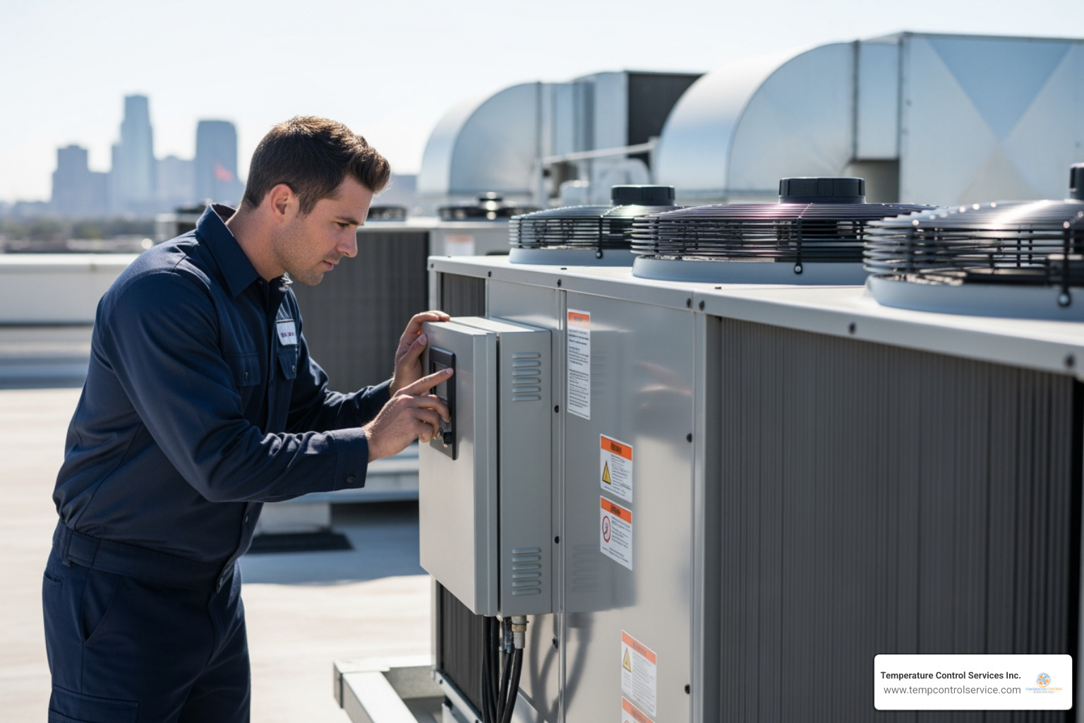 infographic showing the top 5 warning signs of commercial heating system failure including uneven heating zones, unusual noises from equipment, sudden energy bill increases, frequent system cycling, and visible signs of wear or damage - heating repair commercial in creedmoor, nc