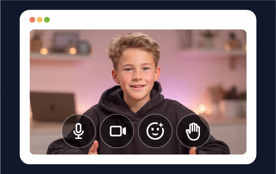 A screenshot of the IWS House system chat interface showing students supporting each other, illustrating the social connection and friendship in online learning.