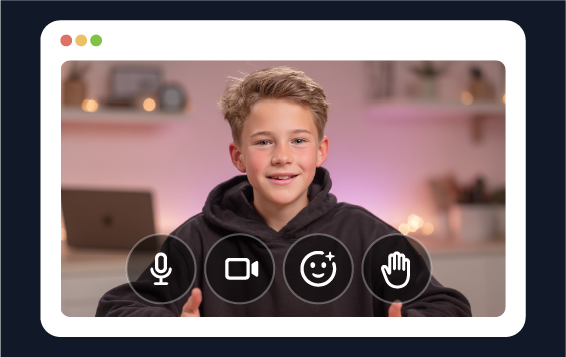 A screenshot of the IWS House system chat interface showing students supporting each other, illustrating the social connection and friendship in online learning.