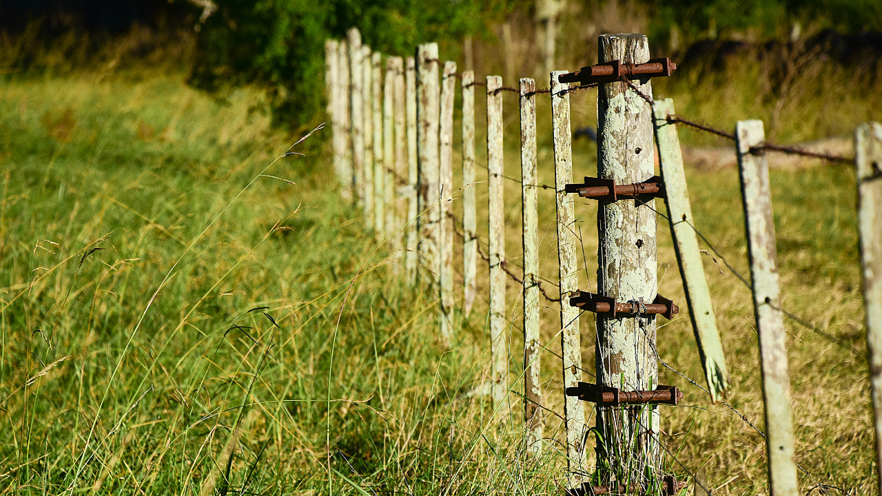 fix rotted fence post​