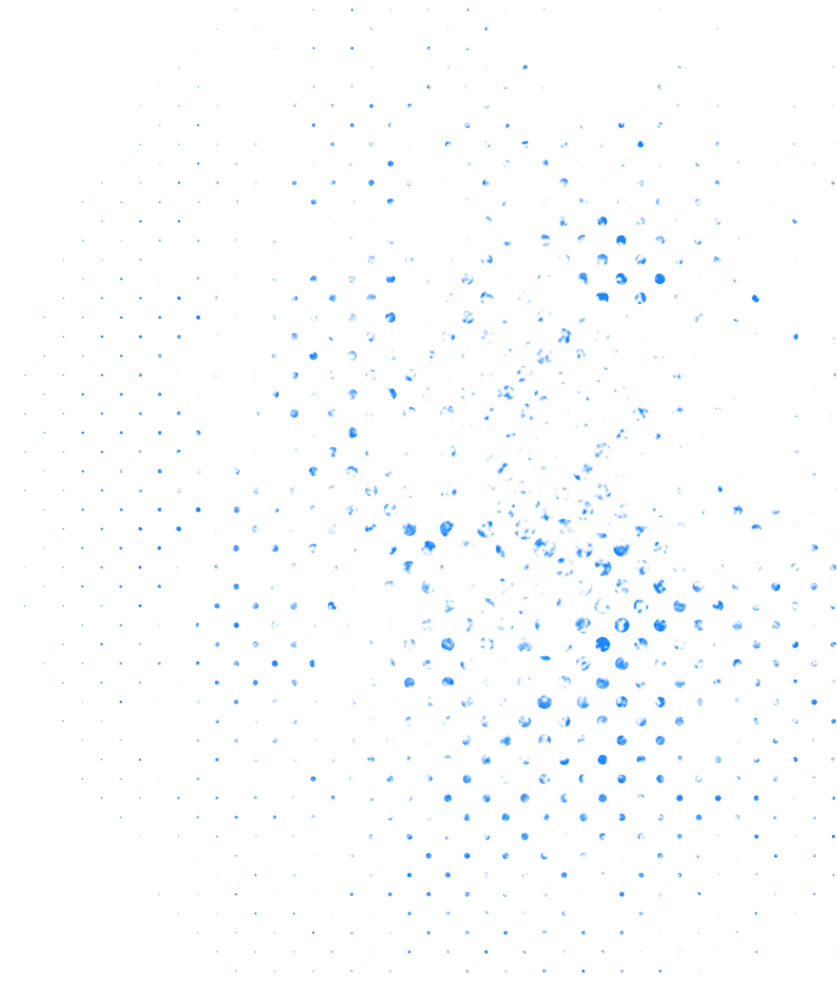 TOKEN2049 Singapore abstract blue dotted data visualization background