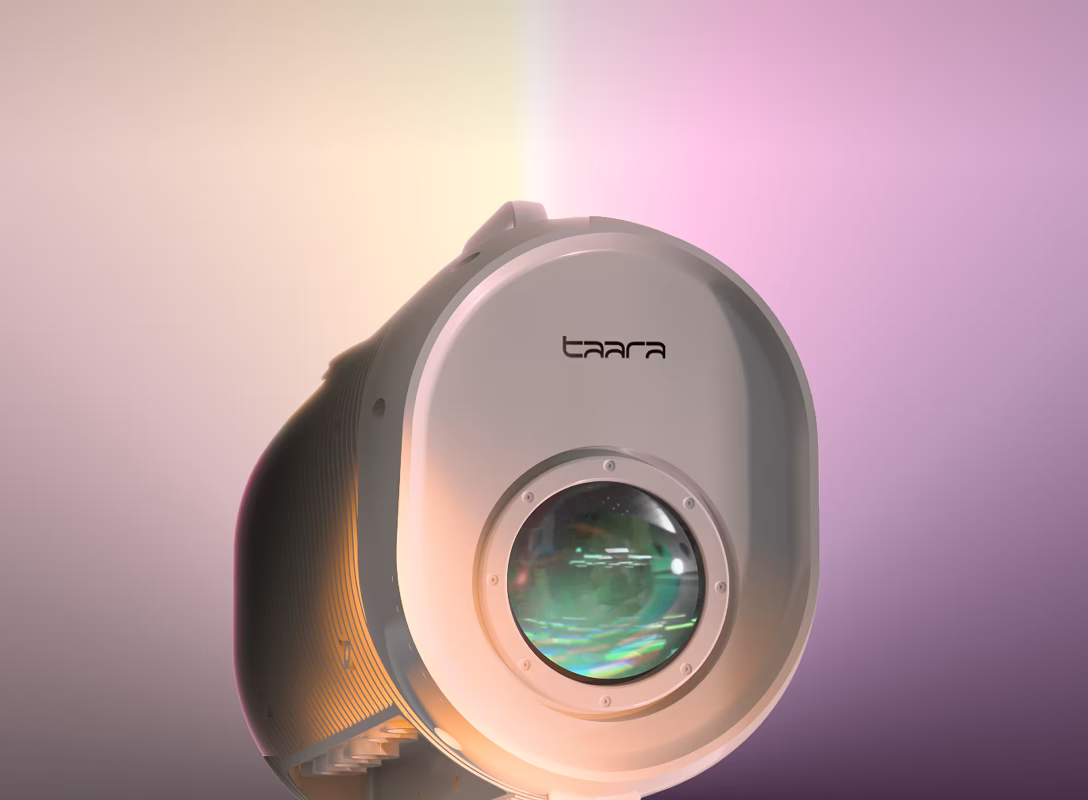 Taara unveils Taara Beam, the first product built on Taara's Integrated Photonics Platform.