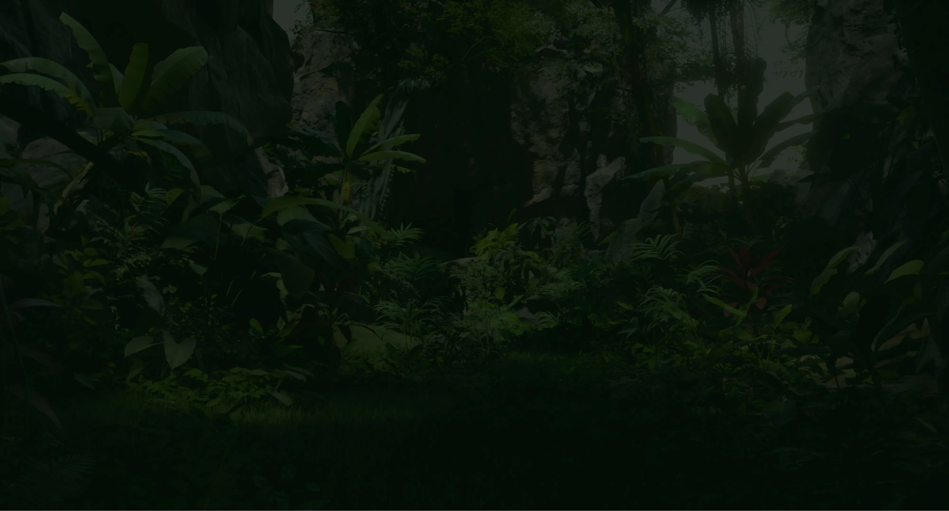 Faded generated jungle background