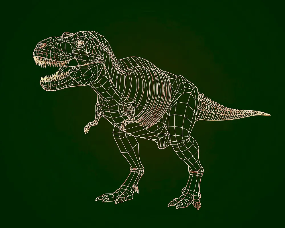 Dinosaur rasterization
