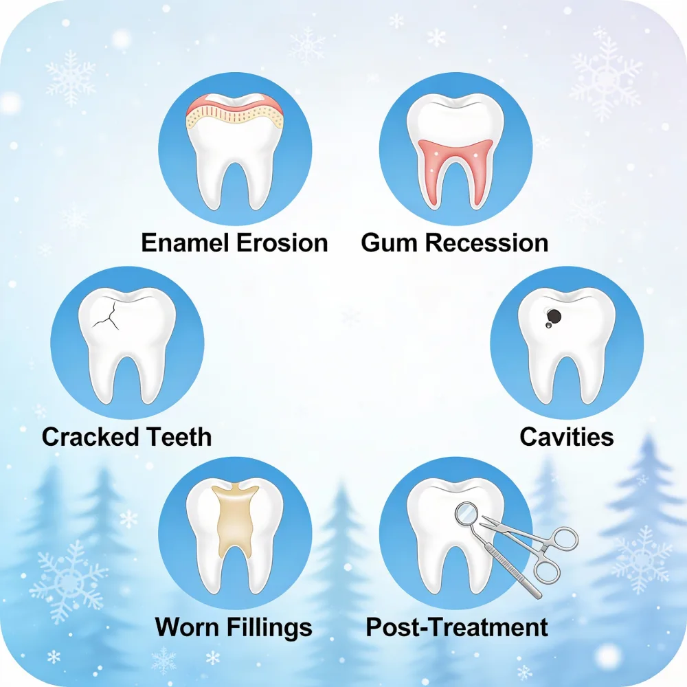 Manage dental sensitivity in winter months with expert tips on toothpaste, brushing habits, hydration, and foods to avoid for pain-free smiles.