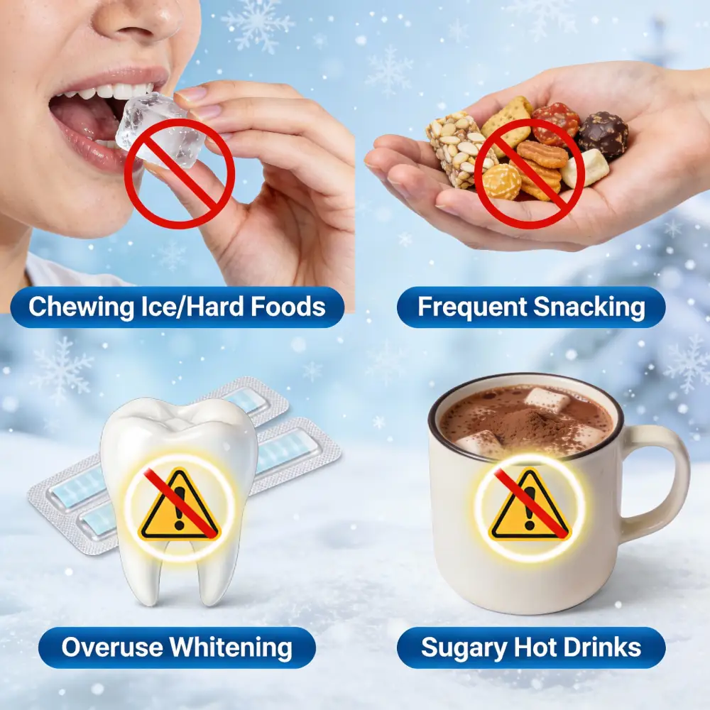 Winter worsening your tooth sensitivity? Get practical advice on enamel protection, fluoride rinses, and habits to reduce cold-induced discomfort.