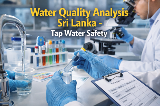  Laboratory water quality analysis of tap water in Sri Lanka using scientific testing equipment