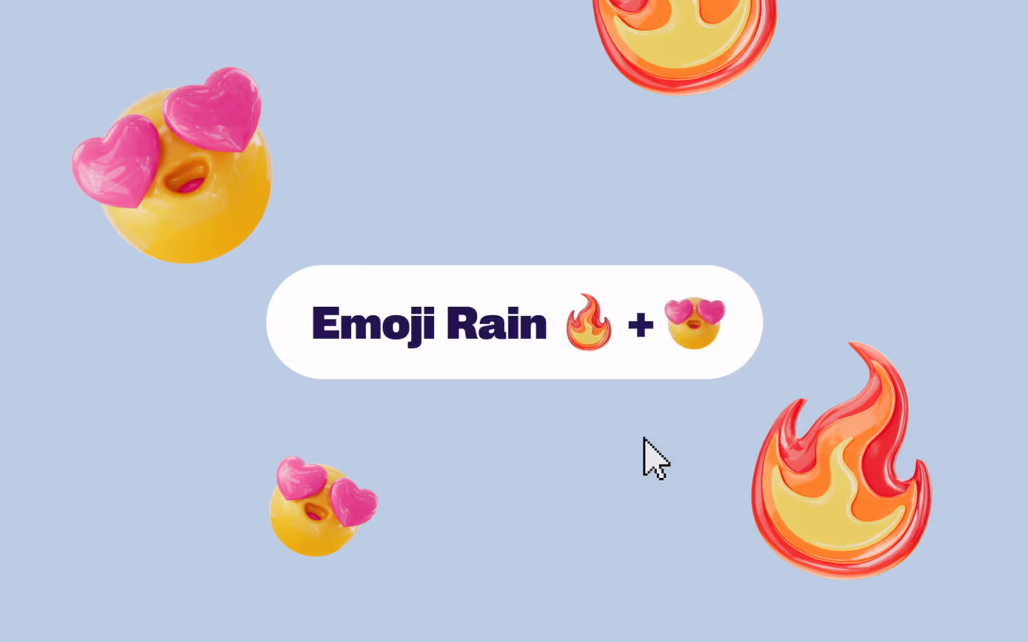 Emoji Rain Effect