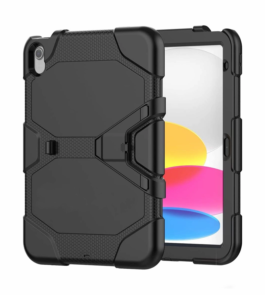 Operlo Arca rugged iPad case, front and back view
