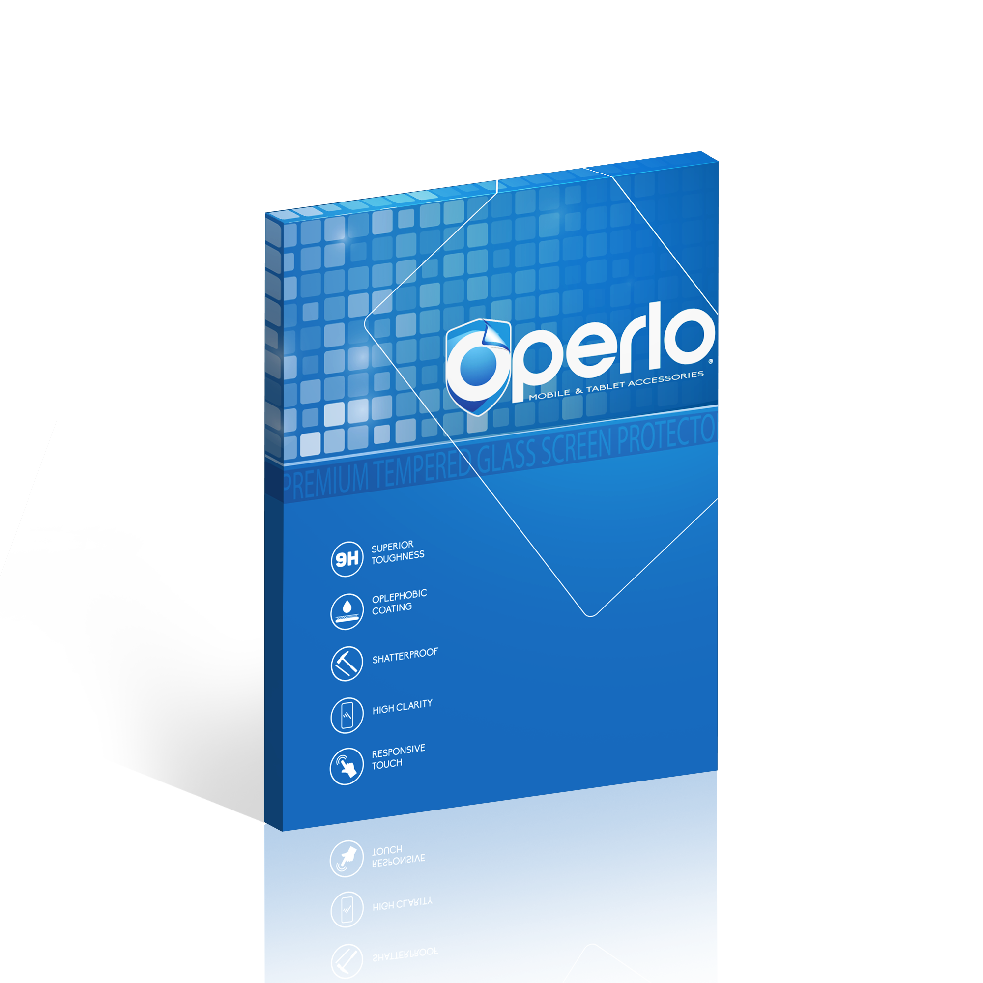Operlo tempered glass screen protector for iPad