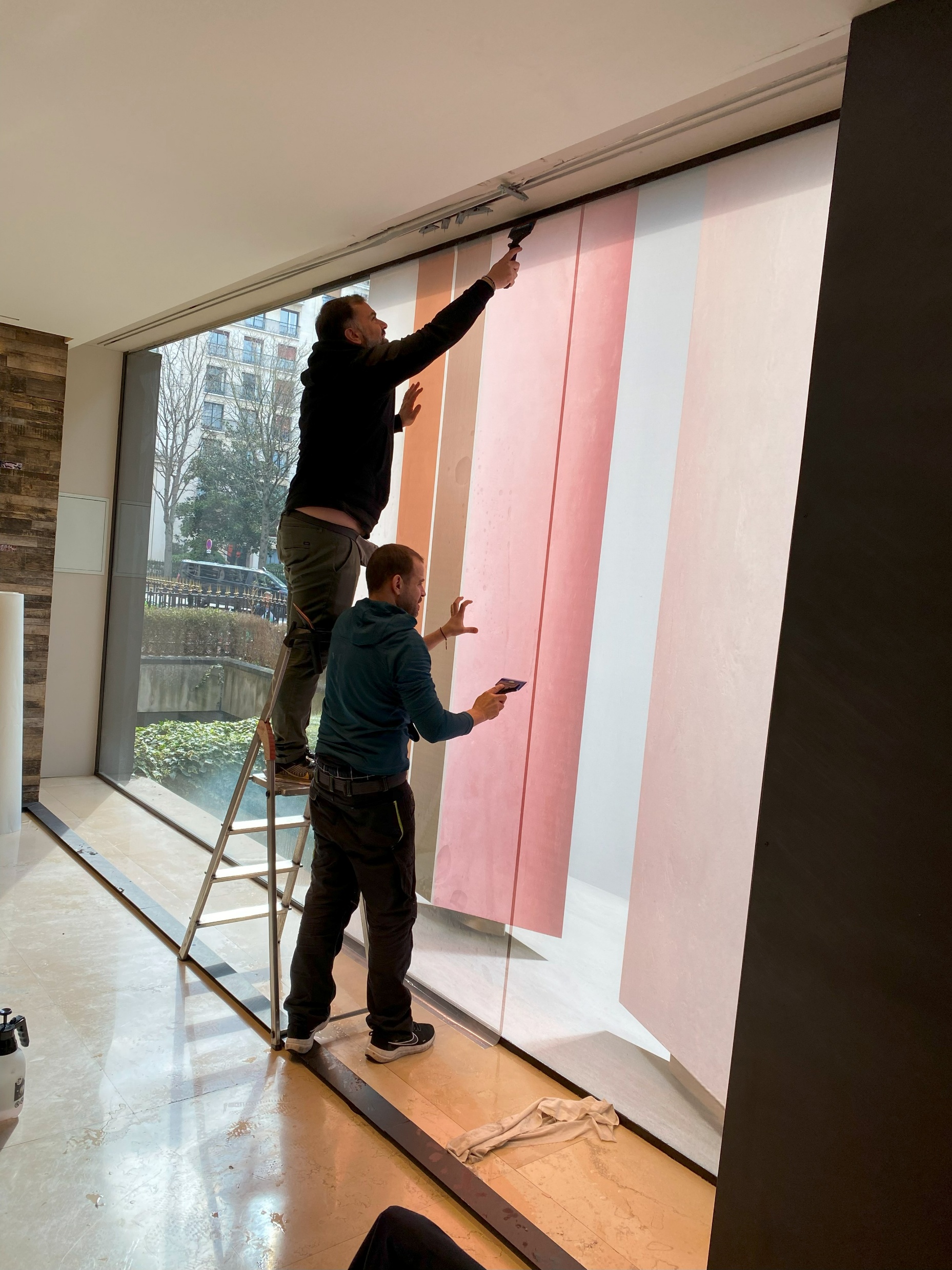 Red Porsche moving fast