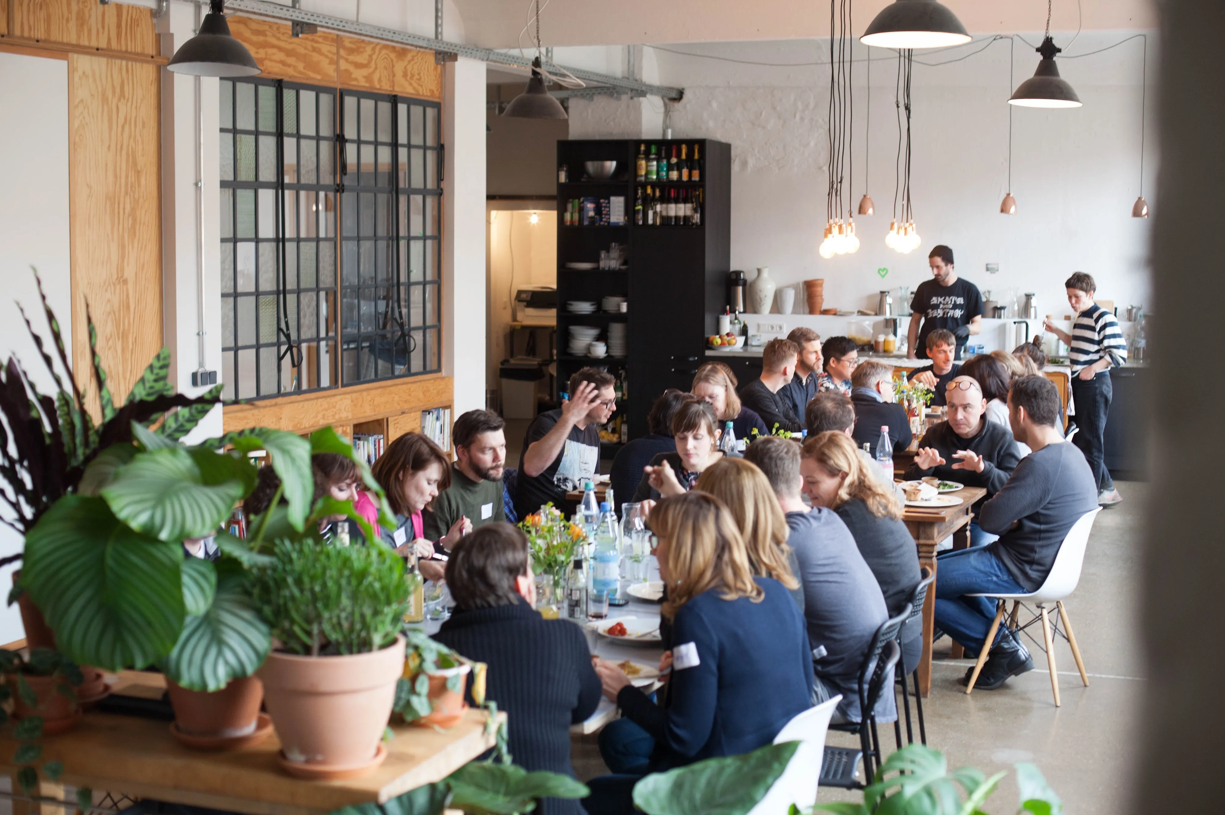 Mittagessen mit allen Teilnehmenden