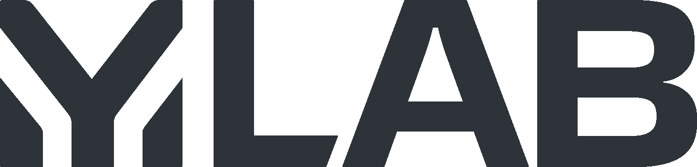 MyLab text logo in bold uppercase letters.