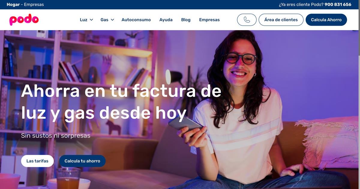 Tu Compañía de Luz y Gas | Podo