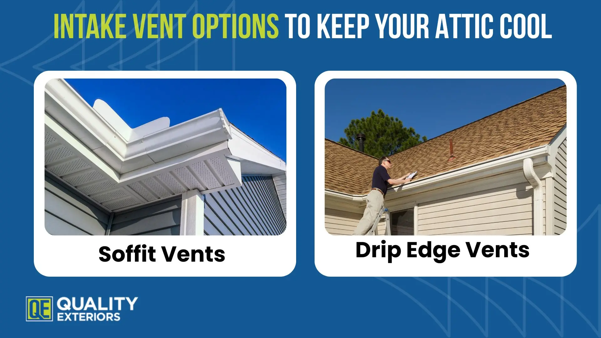 Intake Vent Types to Keep Your Attic Cool