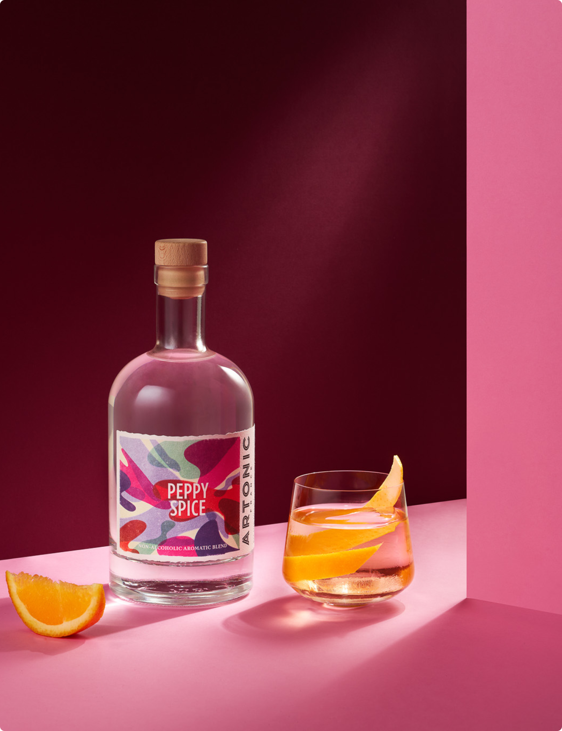 Artonic Peppy Spice bouteille avec verre