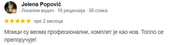 Recenzija zadovoljnog klijenta Zdenka