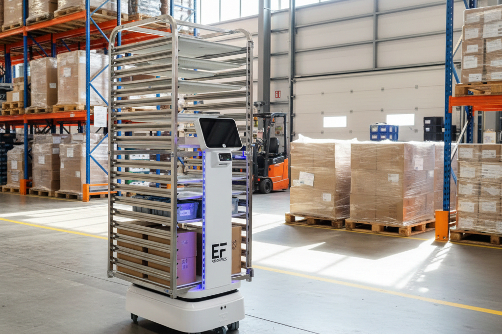 Use the exact robot from the reference image. Do not alter its appearance, desi…