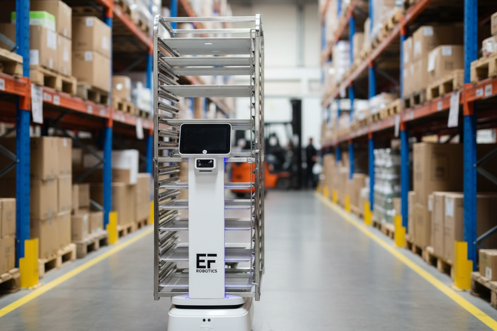 Use the exact robot from the reference image. Do not alter its appearance, desi…