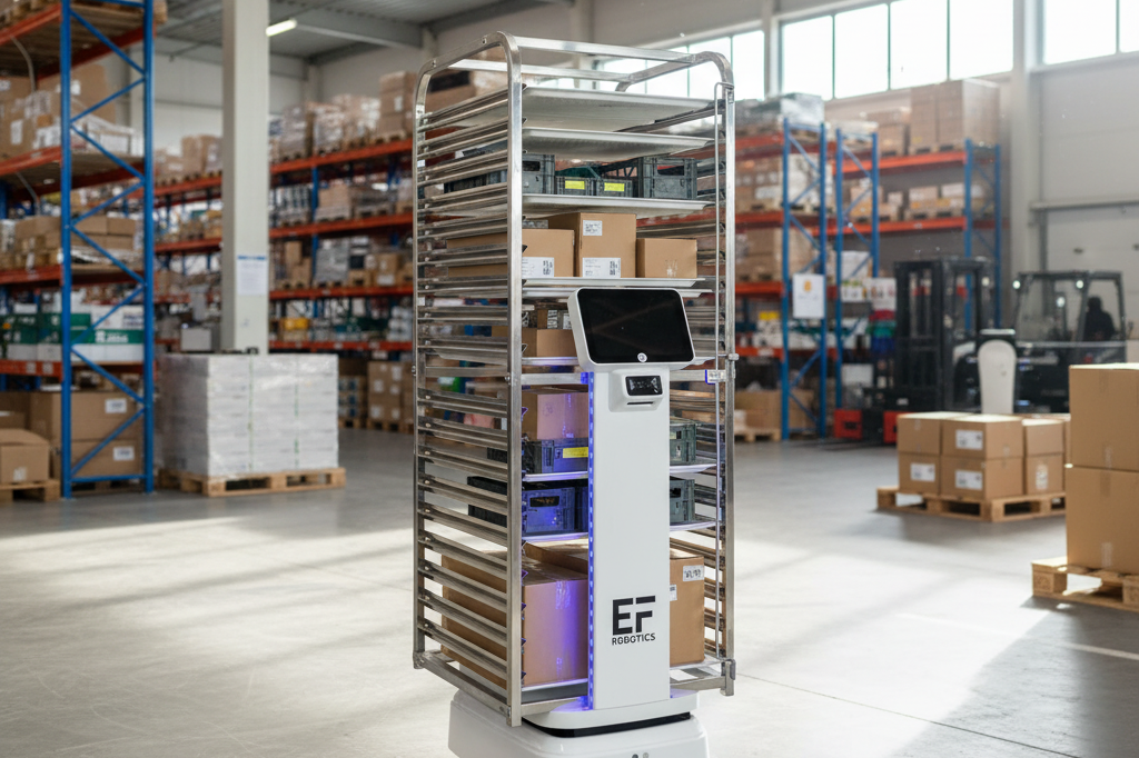 Use the exact robot from the reference image. Do not alter its appearance, desi…