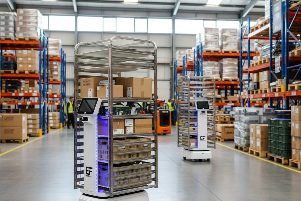 Use the exact robot from the reference image. Do not alter its appearance, desi…