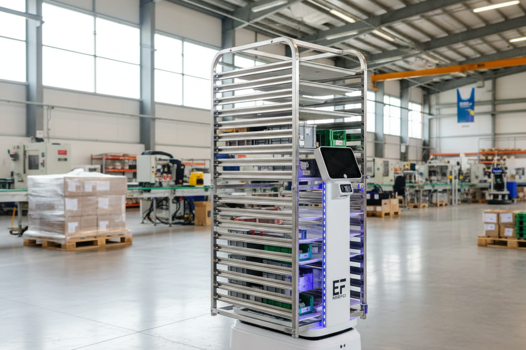 Use the exact robot from the reference image. Do not alter its appearance, desi…