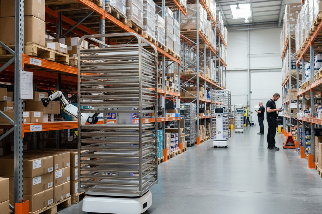 Use the exact robot from the reference image. Do not alter its appearance, desi…