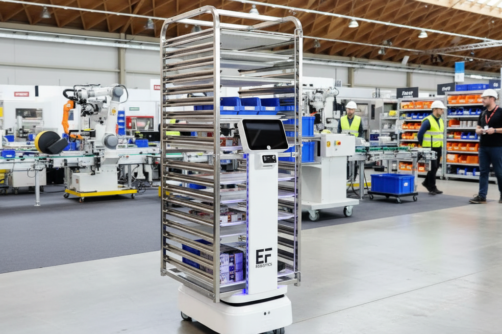 Use the exact robot from the reference image. Do not alter its appearance, desi…