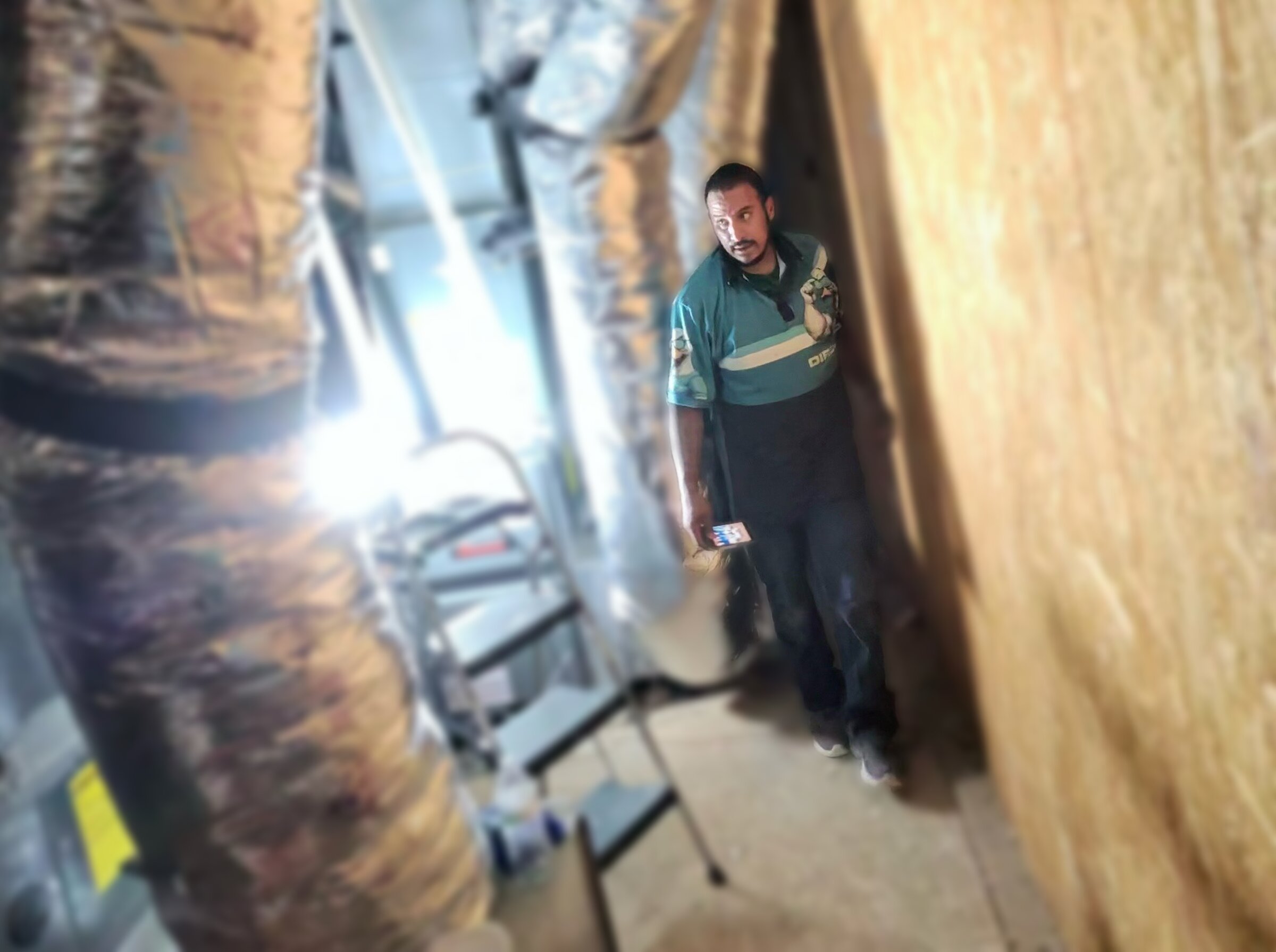 Attic insulation in an Oklahoma City home that reduces cooling load