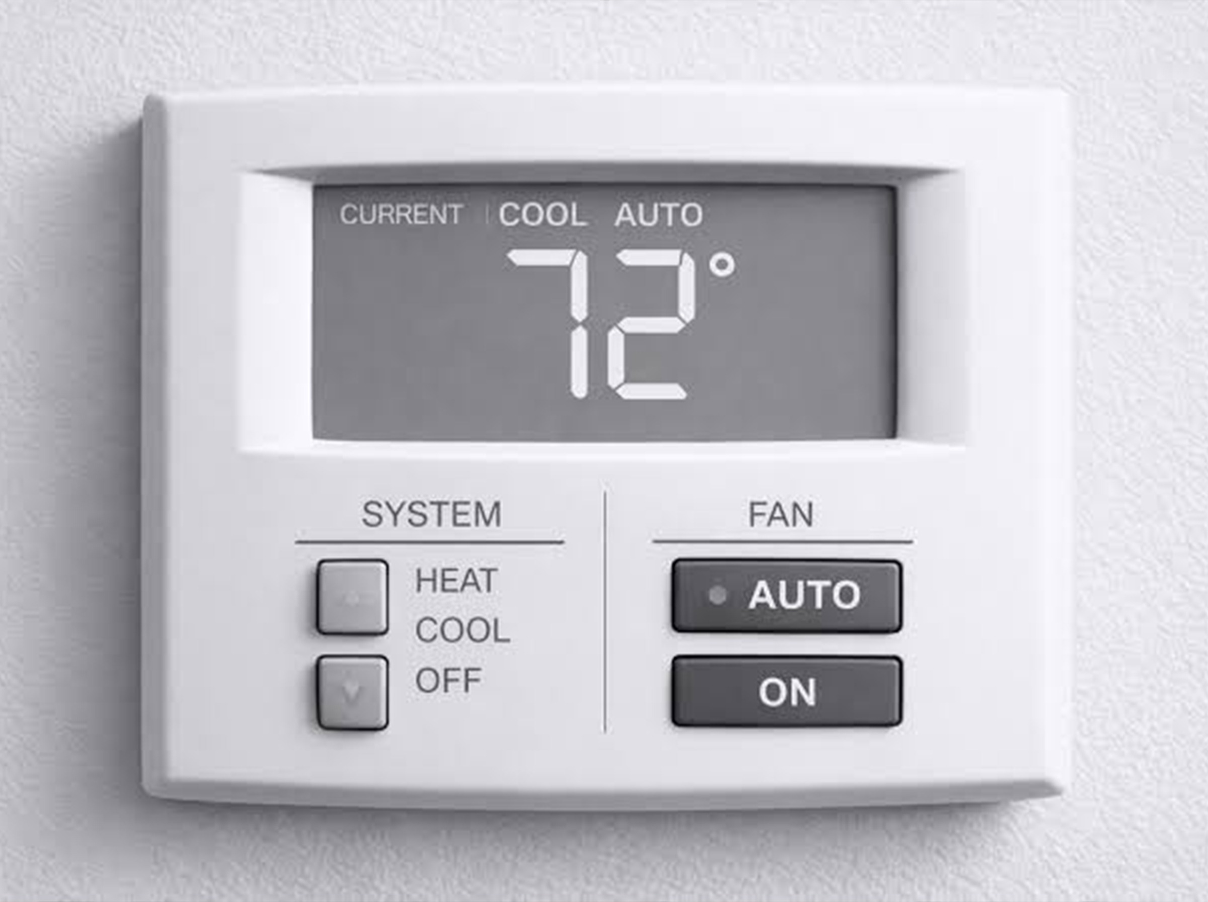 Thermostat fan setting switched to Auto in an Oklahoma City home