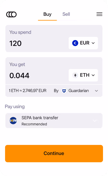 Onramper Widget