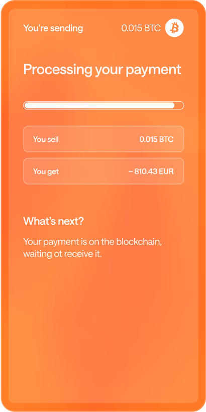 Process payment