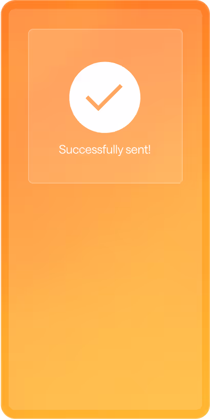 Sent successfully