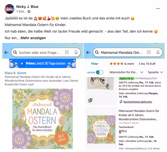 Malmamal Mandala Ostern, kreatives Oster-Malbuch für Kinder ab 6 Jahren von Klara R. Kannt bei Amazon